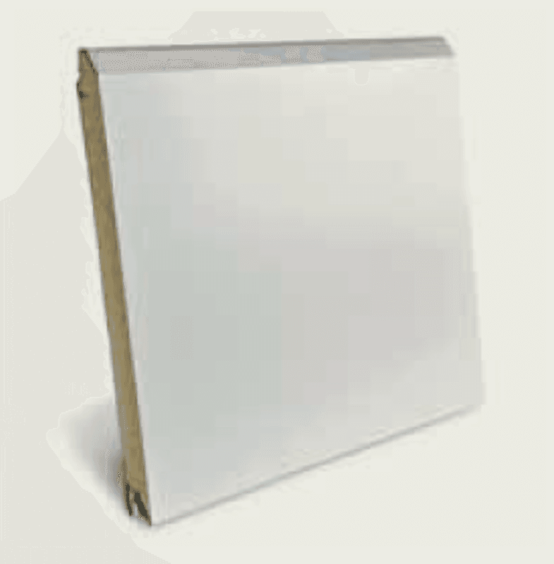 Garasjeport RF Slett – 240 cm bredde, RAL 9010 Hvit