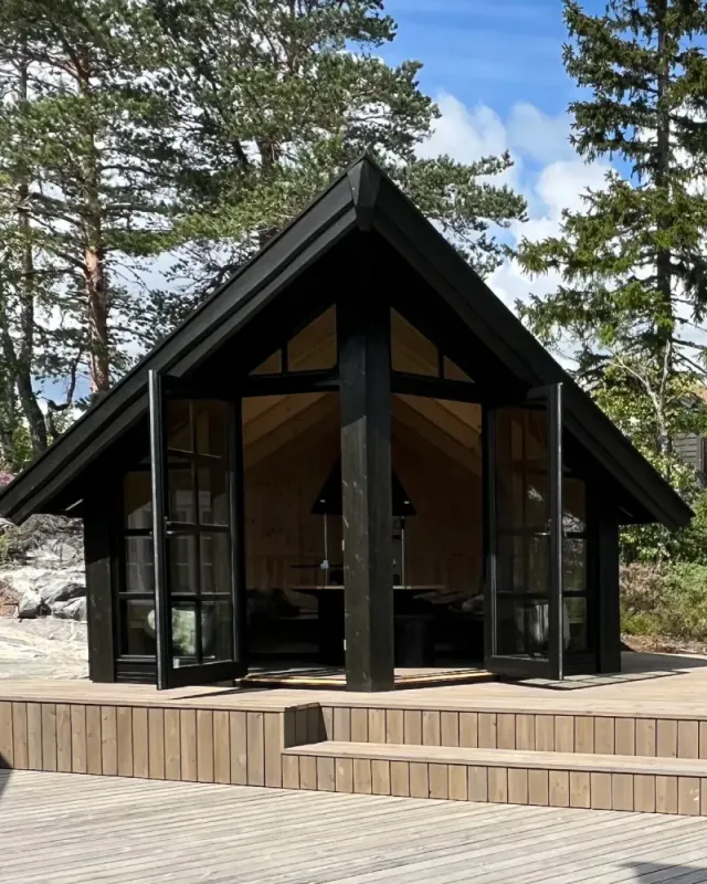 Grillhytte 3,28 x 3 meter