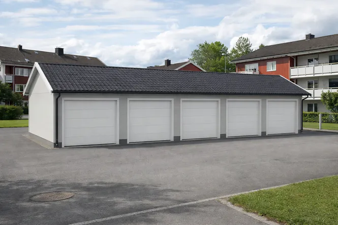 Hovedbilde Fleksibel rekkegarasje – 3 meter plasser ...
