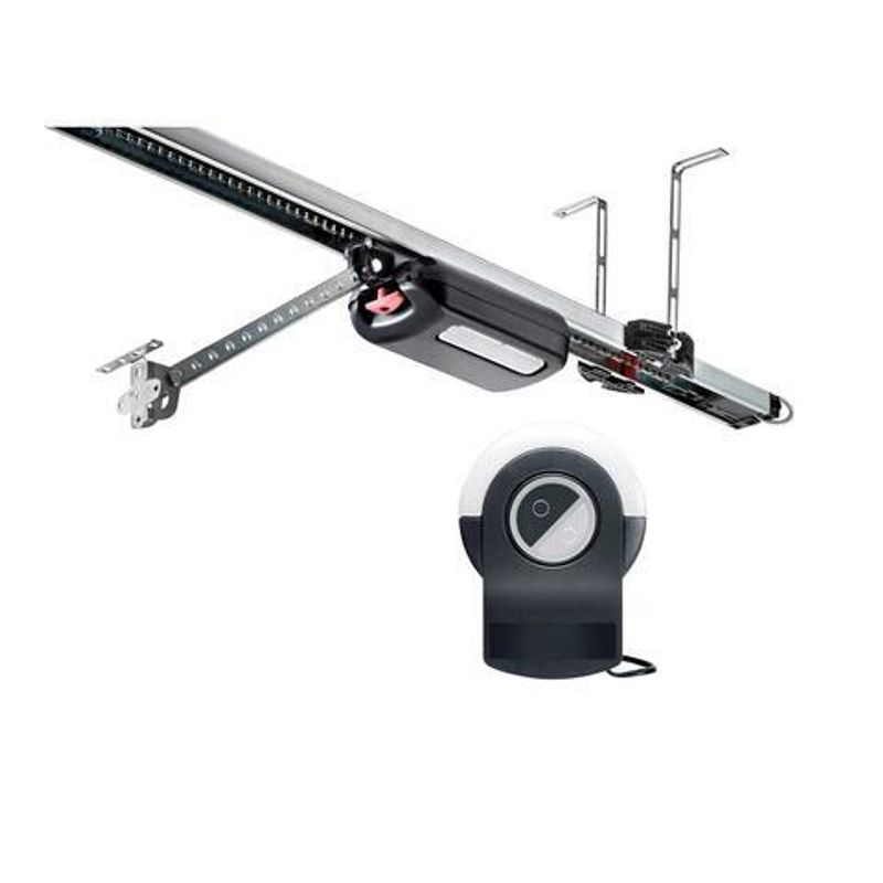 Garasjeport RV Linje – 500 cm bredde, RAL 9010 Hvit