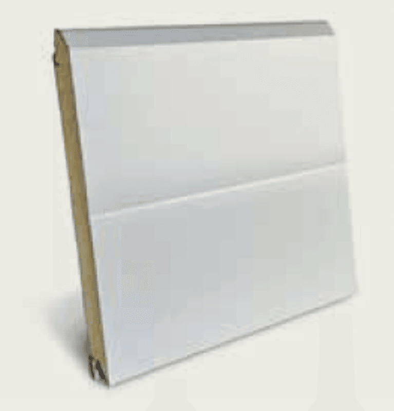 Garasjeport RV Linje – 500 cm bredde, RAL 9010 Hvit